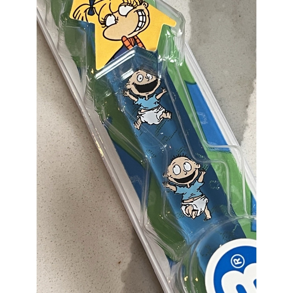 Vtg 1997 Nickelodeon Rugrats Toothbrush Oral-B Soft Children Kids Blue Tommy